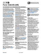 1040-ES (NR), U.S. Estimated Tax for Nonresident Alien Individuals