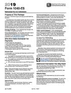 1040-ES, Estimated Tax for Individuals