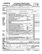 1040-NR-EZ, U.S. Income Tax Return for Certain Nonresident Aliens With No Dependents