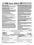 1040-V, Payment Voucher