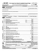 1041-QFT, U.S. Income Tax Return for Qualified Funeral Trusts
