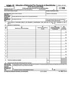 1041-T, Allocation of Estimated Tax Payments to Beneficiaries