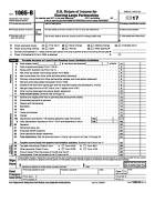 1065-B, U.S. Return of Income for Electing Large Partnerships