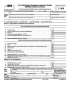 1066, U.S. Real Estate Mortgage Investment Conduit (REMIC) Income Tax Return