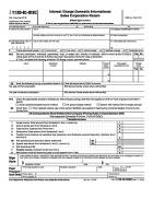 1120-IC-DISC, Interest Charge Domestic International Sales Corporation Return