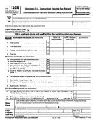 1120-X, Amended U.S. Corporation Income Tax Return