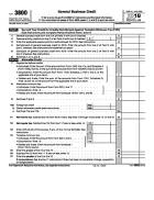 3800, General Business Credit