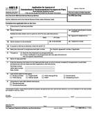 4461-B, Application for Approval of Master or Prototype or Volume Submitter Plans