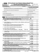 5330, Return of Excise Taxes Related to Employee Benefit Plans