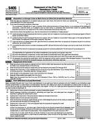 5405, Repayment of the First-Time Homebuyer Credit