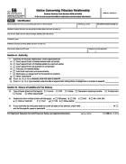 56, Notice Concerning Fiduciary Relationship