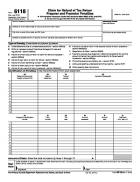 6118, Claim for Refund of Income Tax Return Preparer and Promoter Penalties