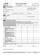 720-TO, Terminal Operator Report