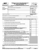 8027, Employer's Annual Information Return of Tip Income and Allocated Tips