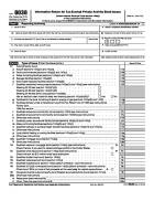 8038, Information Return for Tax-Exempt Private Activity Bond Issues