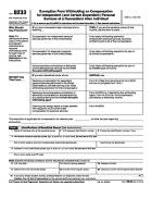 8233, Exemption From Withholding on Compensation for Independent (and Certain Dependent) Personal Services of a Nonresident Alien Individual