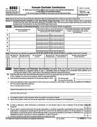 8283, Noncash Charitable Contributions