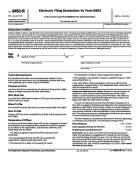 8453-R, Electronic Filing Declaration for Form 8963