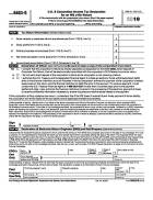 8453-S, U.S. S Corporation Income Tax Declaration for an IRS e-file Return