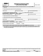 8809-I, Application for Extension of Time to File FATCA Form 8966