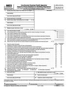8823, Low-Income Housing Credit Agencies Report of Noncompliance or Building Disposition