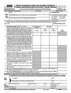 8866, Interest Computation Under the Look-Back Method for Property Depreciated Under the Income Forecast Method
