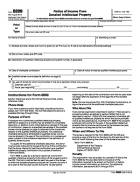 8899, Notification of Income from Donated Intellectual Property