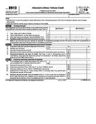 8910, Alternative Motor Vehicle Credit
