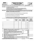 8919, Uncollected Social Security and Medicare Tax on Wages