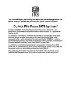 8979, Partnership Representative Revocation