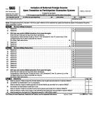 965, Inclusion of Deferred Foreign Income Upon Transition to Participation Exemption System