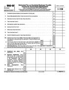 990-W, Estimated Tax on Unrelated Business Taxable Income for Tax-Exempt Organizations