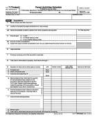 T (Timber), Forest Activities Schedule