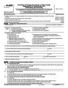 W-8 EXP, Certificate of Foreign Government or Other Foreign Organization for United States Tax Withholding and Reporting