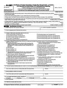 W-8 IMY, Certificate of Foreign Intermediary