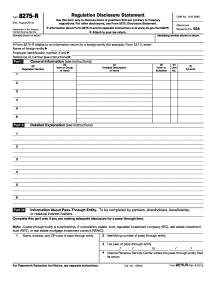 form 8275 r instructions