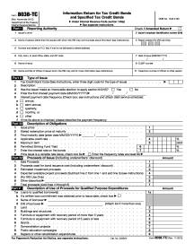 8038-TC Form Printable 📝 Get IRS 8038-TC Form to Print in PDF. Fill ...