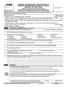 W-8 ECI Form Printable 📝 Get IRS W-8 ECI Form to Print in PDF. Fill ...